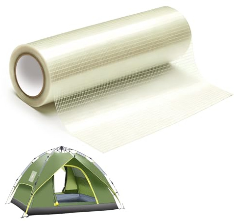RV Markise Reparaturband für Markisen, 18cmx9 m Zelt Reparaturband für Tarp | Boot Deckt Reparatur, Hochklebrig Abriebfest, Reparatur für Segeltuch, Markise, Campazelt und Outdoor Plane