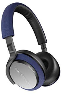 Bowers & Wilkins PX5 Noise Cancelling Wireless Headphones with Bluetooth 5.0 & Quick Charge, 30 Hours Battery Life On Ear - Blue
