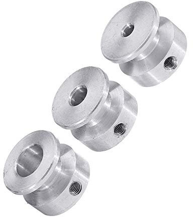 Riemenscheibe mit 20 mm, 4/5/6/8/10 mm, feste Bohrung, Riemenscheibe für Motorwelle, 6 mm Riemen (5 mm)