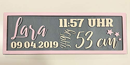 Regalo para nacimiento de bebé, placa de madera personalizada, regalo para mamá y papá, bebé