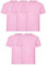 Fruit of the Loom Valueweight Lot de 5 T-Shirts pour Homme, rose, XL