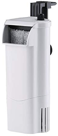 H&RB Peces De Acuario, Tortuga del Tanque, Bomba De Fuente De Agua, 220V / 50Hz Interna De Pequeños Filtro De Carbón Activado Mute para Piscina Jardín Acuario,HN012