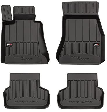 OMAC Gummi Fußmatten kompatibel mit BMW 5er Limo Touring G30 G31 2017-2024 Premium TPE 4tlg