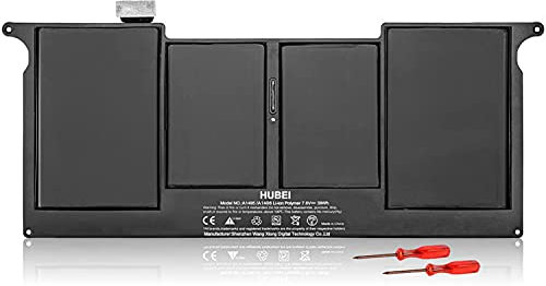 A1406 A1495 Laptop Battery Replacement for Macbook Air 11-Inch A1495(A1465,Mid-2012,Mid-2013,Early-2014,Early-2015,Version) Fitting Macbook Air 11A1406(A1370,Mid-2011)(7.6V 39Wh)