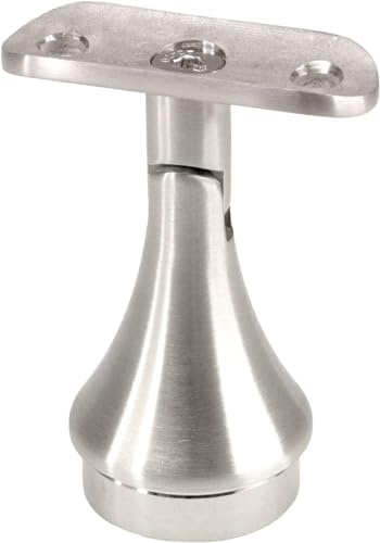 Support de main courante Support de rail de main courante Support de garde-corps en acier inoxydable Support de main courante conique Ø42,4 mm x 4 pièces