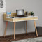 Wendy Schreibtisch - Computertisch - Laptoptisch mit versteckter Ablage unter der Schreibtischplatte und mit Holzbeinen im Vintage- und eleganten Design für Homeoffice oder Kinderzimmer.