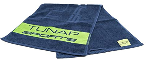 TUNAP SPORTS Unisex – Erwachsene Handtuch, Blau, 80x40