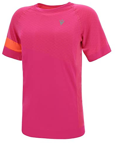 Macron Run Scc Rona Camiseta Seamless Fuchsia/Ncor SS Wmn, Mujer, Fucsia, S