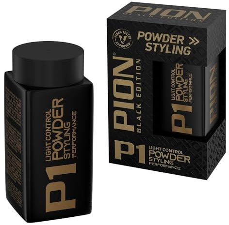 Pion P1 Haarstyling-Puderwachs 20gr - Mattierendes Unisex Puderwachs Für Das Haar, Leichte Kontrolle, Texturierung, Verdickung und Volumen, Für Den Professionellen und Salongebrauch