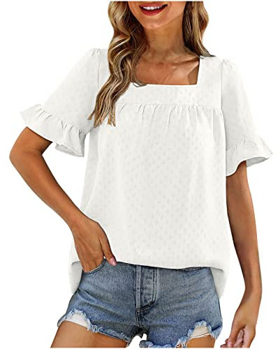 Damen Elegant Bluse Kurzarmshirt,Spitzenbluse Rosa,Damen Bluse Kariert,Longbluse Grau,Bluse Flieder Damen,Blusentop Blau,Schwarz Weiß Kariertes Hemd Damen,T Shirt Lila Damen