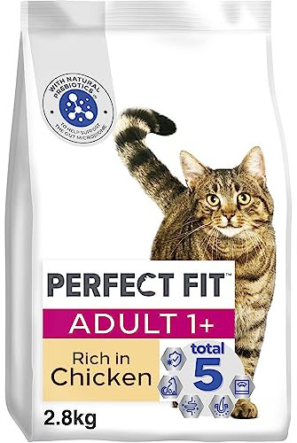 PERFECT FIT™ Katze Beutel Adult 1+ mit Huhn 3x2,8kg