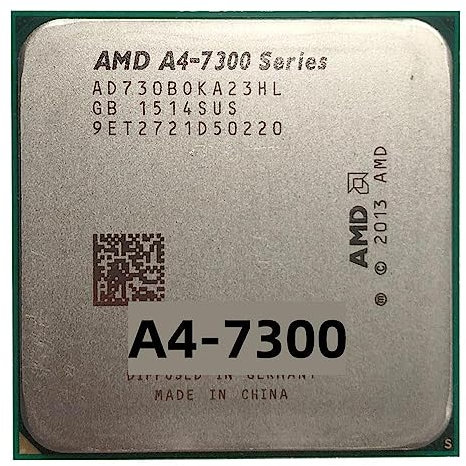 LANCHY AMD A4-Series A4-7300 CPU Used 2-Core 2-Thread Desktop Processor 3.8 GHz 1M 65W Socket FM2