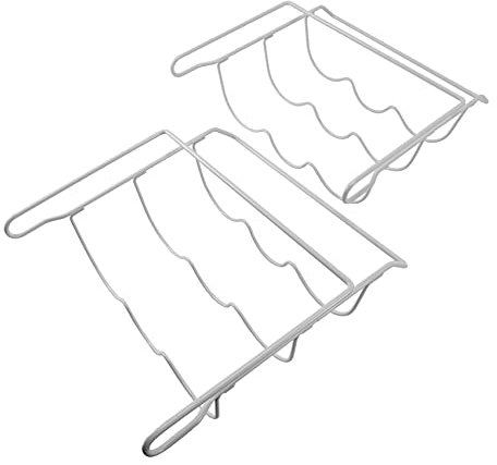 Closer 2 estantes organizadores para refrigerador, cocina, latas de cerveza, de vino, estantes organizadores para nevera