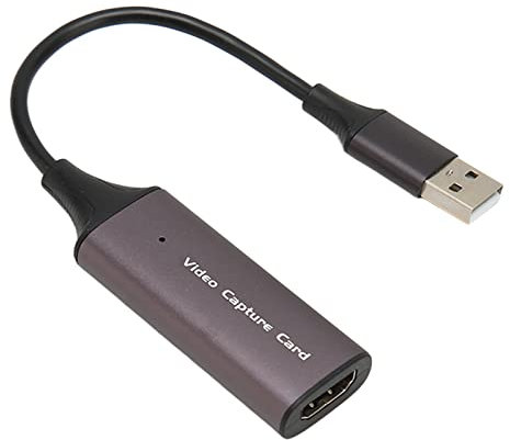 Scheda di Acquisizione Video, Scheda di Acquisizione Audio da HDMI a USB 4K, 1080P 60Hz, per Win, per Linux, per Laptop OS X, per L'editing di Video/Giochi/Streaming/insegnamento