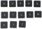 Topparts Tastatur-Tastenkappen für A1706 A1707 A1708 A1534 (2017) 26 Buchstaben Tastenkappen von N bis Z Key Cap (Q-Tastenkappe)