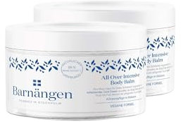 Barnängen Body Balm All Over Intensive, 2 x 200 ml, mit Cold Cream und pfelgender Feuchtigkeit, für trockende bis sehr trockende Haut, Veragen Formel, Dermatologisch getestet