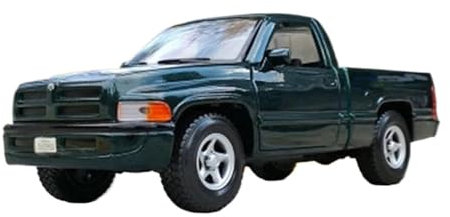 voiture à l'échelle 1:24 pour Dodge RAM 1500 Rebel Pickup Simulation modèle de voiture en alliage moulé sous pression véhicules tout-terrain modèle de voiture Modèle de véhicule de collection ( Color