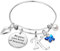 TINGN Armband mit Buchstaben K Damen, Schmetterling Buchstaben Armband Damen Silber Charm Armband mit Perlen Personalisiertes Armband Mädchen Geburtstag Geschenke für Frauen Mädchen Schmuck Geschenke