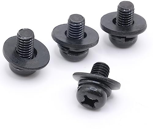 ReplacementScrews Wall Mount Screws Compatible with Roku 43R4A5R - 43 Inch Select 4K Series TV - Complete Wall Mounting Bolt Set (Pack of 4)