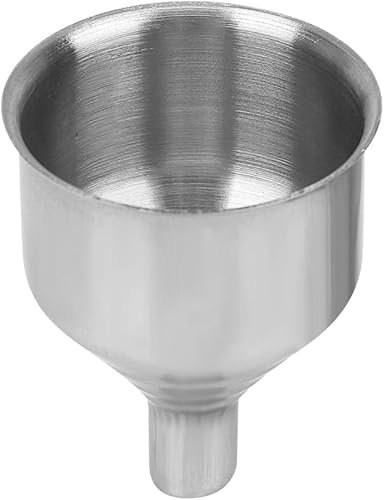 Mini entonnoir en acier inoxydable argenté pour remplir une flasque étroite, bouteille de vin, accessoires de bar