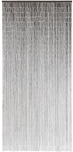 SIDCO Bambusvorhang grau Türvorhang Bambus Perlenvorhang Fadenvorhang Fliegenvorhang