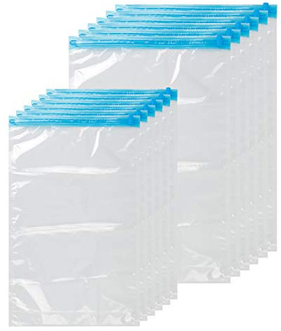 ZWMYF Small Vacuum Storage Bag, Roll-up Storage Bags, 12 Pack Travel Compression Bags, No Pump or Vacuum Needed, Reusable Space Saver Bags,Perfect for traveling(6(70x50) cm 6(50x35) cm)