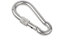 XPJYUA Carabiner Clip 304 Stainless Steel Carabiner Snap Hook Spring Buckle Key Ring(M11x120-1pcs,With nut)
