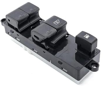 DZSFSTRHRRT Botonera Elevalunas para Nissan para Qashqai J10 para Navara D40 para Pathfinder R51 Botón Interruptor Control De Ventana Coche 25401-JD001 Interruptor Ventana(RHD-17Pins)