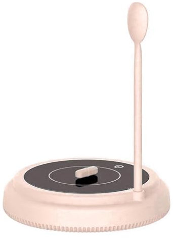 Junterone Shaker à Lait Magnétique Rechargeable Mélangeur à Café Électrique Shaker à Lait pour Carafe à Vin Intelligente (Rose)