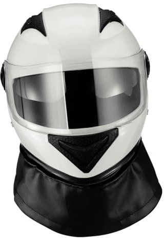 Gatuida Antibeschlag-Helm Winter-Motorradausrüstung Integralhelme Radrenn-Sturzhelm Gesicht Motorradhelm Fullface- -Helm Helme für Erwachsene Motorradhelme Rennhelm Helm Plastik