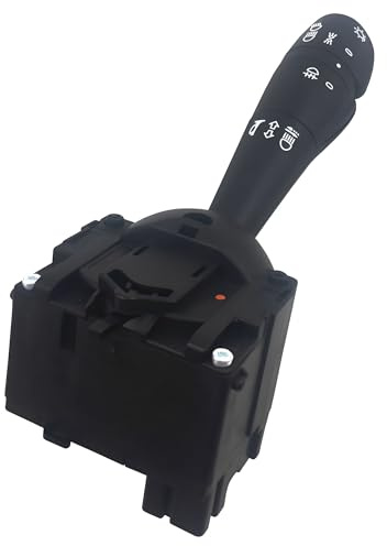 681728631R Steering Column Switch Indicator Signal Light Switch Black Switch Turn Indicator Lights, 255408317R Compatible with Renault Taglias Dacia Turn Signal Column Switch 8201167982