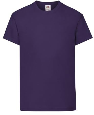Generico T-Shirt Bambini e Bambine Kids Original T – 1 Pezzo Maglietta Girocollo Cotone 100% 145 g/m² – Manica Corta – Taglie da 3 a 15 Anni – Modello FRU 61-019-0