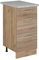 Vicco Meuble Cuisine R-Line, Sonoma, 40cm avec tiroirs, AP Marbre