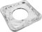 Angoily 50 Stück Gasherd ölbeständige Matte Ofenbrennerauskleidungen aus Folie Alufolie für den Herd Ofenspaltschutz Küchenherdfolie Brennerabdeckungen für Herde Aluminiumfolie Silver