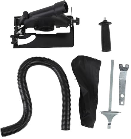 JOROBURO Winkelschleiferhalter, Ständer 45 Grad Einstellbare Winkelmühle Zubehör Schildabdeckung, Winkelmühle Zubehör Abdeckung für 100-125 Mm Winkelschleife 0-40 Mm Schneidtiefe Tiefe
