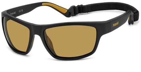 GAFAS POLAROID SPORT - MODELO: PLD 7037/S C: MATTE BLACK BLACK YELLOW EYE SIZE: 60 BRIDGE SIZE: 16 / POLARIZED: Y Körperpflege und Gesundheit