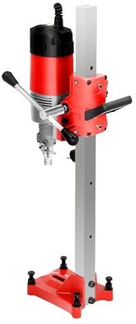 Kernbohrmaschine, 2300W 740Rpm Betonkernbohrständer M22 Kernbohrgerät Kernbohrmaschine, Bohrlochs 0-165mm, Hohlkernbohrmaschine eignet Stahlbeton, Roten Ziegeln, Marmor