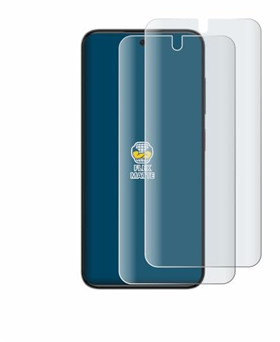BROTECT Schutzfolie für ZTE Blade V70 Vita | 2 Stück Entspiegelnder Displayschutz Made in Germany Matte Full-Screen Folie Full-Cover 3D Curved Anti-Reflexion Montage Kit