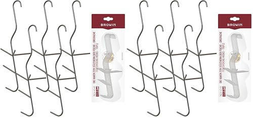 Browin® Dreifache Raucherhaken für Fisch 5er Set 311302 | Langlebige Edelstahlhaken für perfekte Räucherergebnisse | Zubehör für Profi- und Hobbyräucherer | 5 Stück (Packung mit 2)