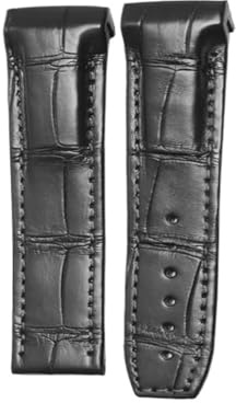 Generisch Kompatibel mit OMEGA DE VILLE X2 7711.30 ALLIGATORLEDER-UHRENARMBAND Omega X2423.13.37.50