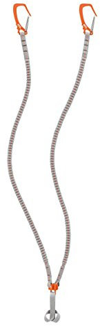 Petzl Erwachsene Fangleine V-Link, grau/orange/silber, One Size, U083AA00
