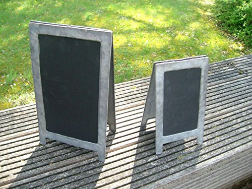 Kleine Standtafeln Aufsteller Kreidetafeln Werbetafeln 2 St. Eisen