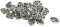 F Fityle 30 Stück Retro Vintage Tibetan Silber Lose Perlen, Yoga Lotus Flower Hollow Spacer Perlen für DIY Handwerk Oder Schmuckherstellung, (16 X 13 X 4 Mm)