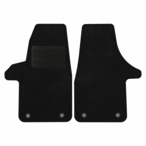 TEXER Textil Fußmatten Passend für VW Transporter T5 Multivan Caravelle Bj. 2003-2015 Basic