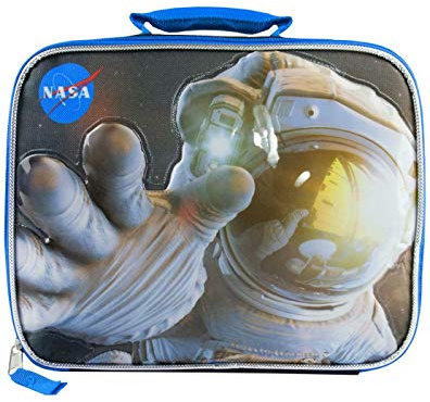 Nasa Space Astronaut Kids/Kinderschule Lunchbox mit Reißverschlussfach