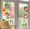 YULOONG Weihnachtsfenster Statische Aufkleber haftet abnehmbare Vinyl Weihnachtsmann Weihnachtsbaum Schneemann Schneeflocke Hirsch DIY Wand Fenster Tür Wandbild Showcase Aufkleber Aufkleber