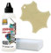 Professionelles Lederfarbe für BMW 100ml Dakota Color Passend Kunstleder und Leder Reparatur und Lederpflege Auto (Dakota creambeige)