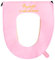 XPOOS Universal Toilet Seat Cushion,Toilet Seat Cover Set,Zipper Waterproof Toilet Seat Cover Pads,Antibacterial Luxury Toilets Warm Toilet seat Mat,Washable (Pink)
