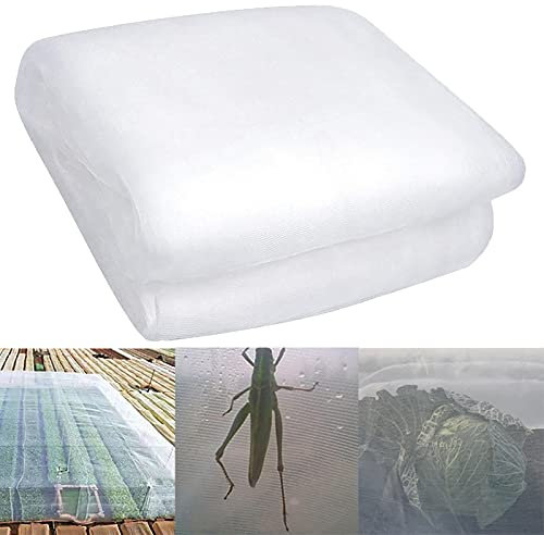Red Anti-Insectos,Red de Protección contra Insectos,Malla Fina Anti Pájaros,Red de Jardín para Vegetales Plantas Flores Frutas 3X6M