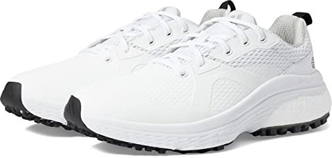 Adidas Solarmotion Shoes Herren-Golfschuh, Footwear White/Dark Silver Metallic/Core Black, 10